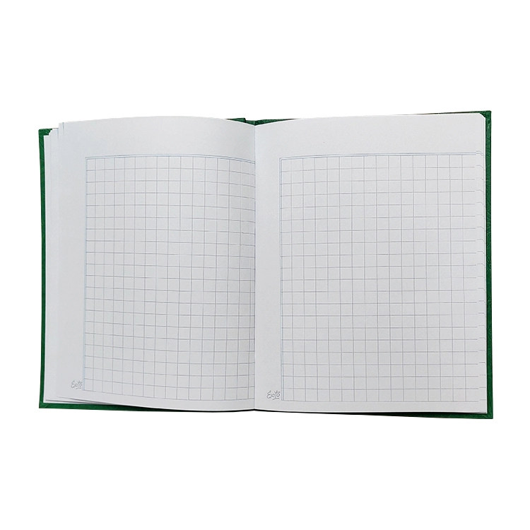 Cuaderno Escolar Tapa Dura Exito E3 19x24 48 Hojas Cuadro Grande Forrado Verde Art.103265